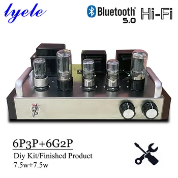 Вакуумный ламповый усилитель Lyele 6p3p diy kit односторонний усилитель мощности класса A Bluetooth готовый продукт можно выбрать мощностью 7,5 Вт * 2