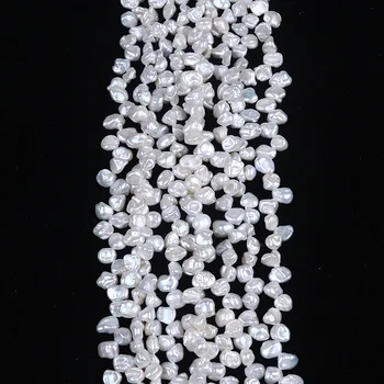 Горячая распродажа 7-8 мм натурального белого пресноводного жемчуга Кеши
