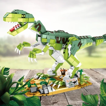 Модель Динозавра WOMA Пластиковые Строительные Блоки Для Сборки Игровых Игрушек Home Decor - Создайте Свой Собственный Доисторический Мир с Этими Удивительными