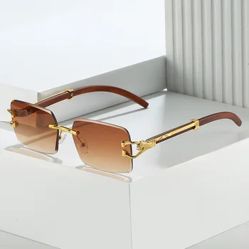 2023 Новые квадратные солнцезащитные очки, персонализированные мужские и женские ретро-солнцезащитные очки