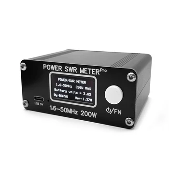Частота 1,6-50 МГц, измеритель КСВ мощностью 0,5 Вт-200 Вт, тестер стоячих волн 1,29 дюйма, источники питания USB Type-C