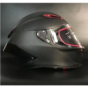 Полнолицевый шлем PISTA GPRR из высокопрочного углеродного волокна для мотогонок и шоссейных поездок Мотоциклетный защитный шлем