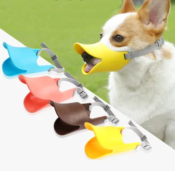 1 шт. милый намордник для собак, силиконовый чехол для защиты от укусов, инструменты для дрессировки домашних животных