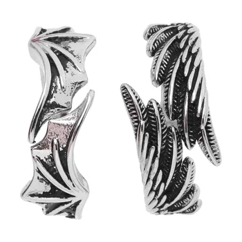 Панк-кольца Angel Man Jewelry Декор для пальцев Креативная раздельная женская открытая медная пара Модный аксессуар