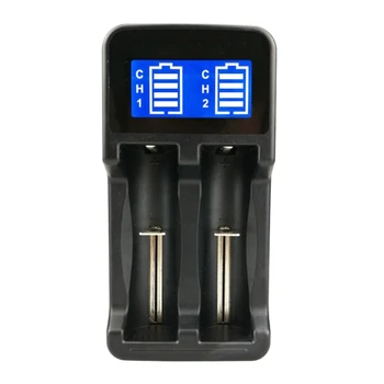 Аккумулятор USB с 2 слотами 18650 26650 для зарядки аккумуляторных батарей