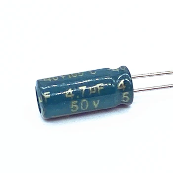 1000 шт./лот высокочастотный низкоомный алюминиевый электролитический конденсатор 50В 4,7 МКФ размером 5*11 4,7 МКФ 50В 20%