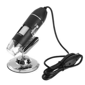 500X 1000X 1600X 8LED 2MP USB-зум, Цифровой микроскоп, Ручная Биологическая камера