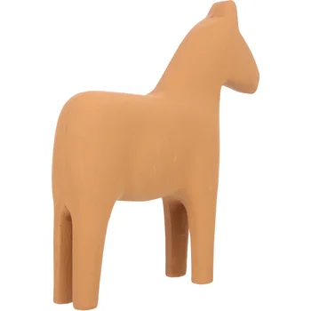 Статуя деревянной лошади Украшает предметы домашнего обихода, поделки для тортов, Реквизит для детских фотографий из сосны.