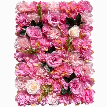 Имитация Цветочной стены Фотография Розы на стене Цветочный Арт-реквизит Поддельный Цветок Шелковый Цветок Фон для украшения свадьбы