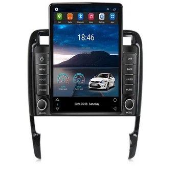 Android 12 Для автомобильного радио в стиле Tesla, стерео мультимедийный плеер, GPS-навигация для Porsche Cayenne GTS 2003-2010, головное устройство 2 Din