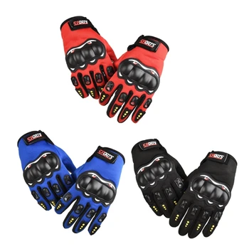 Мотоциклетные перчатки, перчатки с сенсорным экраном для езды на велосипеде с защитой жестких суставов