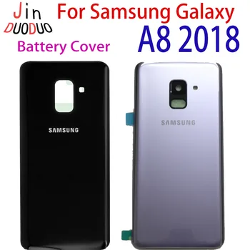 Задняя крышка Для Samsung Galaxy A8 2018 A530 A530F Задняя Крышка Батарейного отсека Задняя Дверь Для Samsung A530 Замена корпуса Батарейного отсека