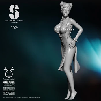 75-миллиметровые Наборы Смолы модели Yufan Sexy agent self-assembled YFWW-201910
