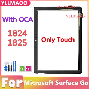 100% НОВЫЙ СЕНСОРНЫЙ экран для Microsoft Surface Go 1824 1825, ремонт передней стеклянной панели с сенсорным экраном для Microsoft Surface Go 1824 1825