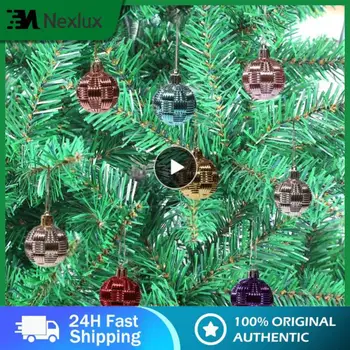 Декор для Рождественской елки/коробка 4 см с тканым рисунком, подвеска в виде Рождественского шара Navidad 2023 Новый год для домашнего рождественского декора