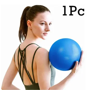 Мини-мяч для йоги 10 дюймов для устойчивости, Мячи для тренировок в тренажерном зале, предотвращающие разрывы и скольжение, ремешки для йоги для растяжения, объемная пробка для йоги
