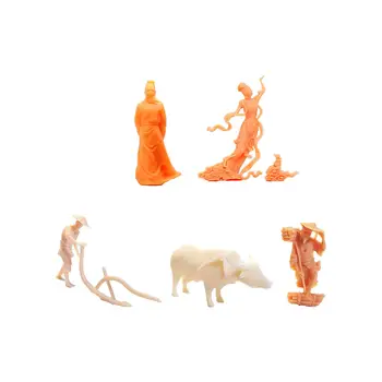 Фигурная модель 1: 64, Неокрашенные сцены, Крошечные люди для макета стола из песка, Диорама