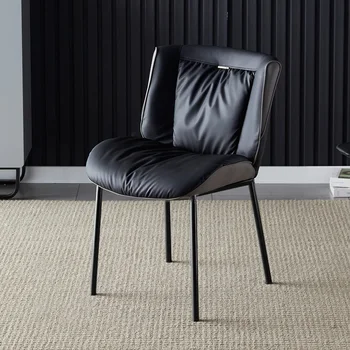 Современные Черные Обеденные Стулья Модное Эргономичное Кресло Nordic Art Столовая Rgonomic Design Muebles De Cocina Мебель Для Дома