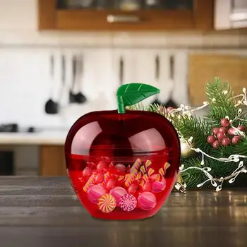 Рождественский футляр для конфет, коробка для хранения, Красочные небьющиеся коробки конфет в форме фруктов для украшения рождественской вечеринки, Закуски для детей