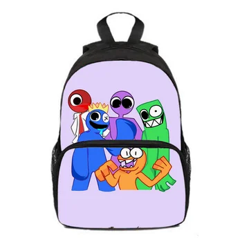Школьный рюкзак Rainbow Friend, дорожная сумка для детей, студентов