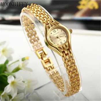 Женские часы-браслет Mujer Relojes, кварцевые часы с золотым маленьким циферблатом, популярные наручные часы для отдыха, женские Элегантные часы Relogio