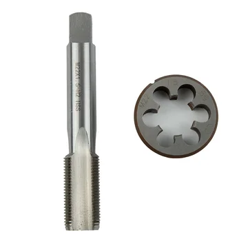Метрический правый метчик HSS и набор штампов M22 * Правосторонняя резьба 1,5 мм Метрический метчик сверлильный станок для обработки металла составным метчиком
