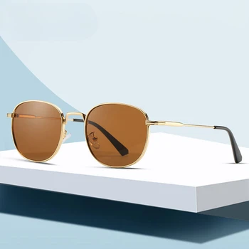 Новые солнцезащитные очки 9068 в модной квадратной и круглой оправе, солнцезащитные очки Ocean piece, трендовые мужские и женские металлические солнцезащитные очки UV400 очки