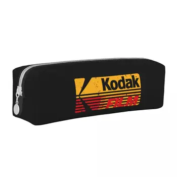 Старинные пеналы с пленкой Kodak, креативные сумки для ручек для девочек и мальчиков, Большие школьные принадлежности для хранения, Косметические пеналы для карандашей