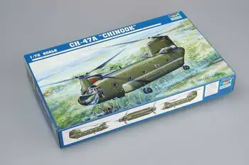 Трубач 01621 1/72 CH-47A Статическая модель Транспортного вертолета Chinook DIY Kit TH05333-SMT2