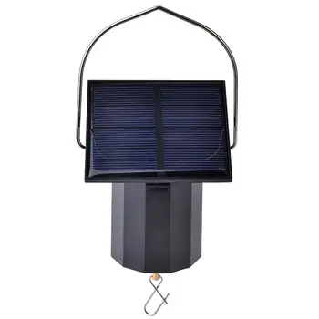 Портативный подвесной дисплей с вращающимся двигателем для украшения ветряных колокольчиков на солнечной энергии, Подвесные принадлежности для декора для дома и офиса