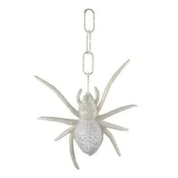 Гигантский светящийся паук, Страшный светящийся паук, Хитрый декор, Встроенные светодиодные фонари, Инструмент для украшения окон, потолков, стен и дверей