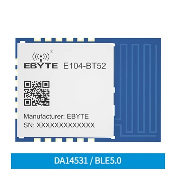 Модуль DA14531 2,4 ГГц Bluetooth-модуль UART с низким энергопотреблением E104-BT52 Малогабаритный беспроводной приемопередатчик с низким энергопотреблением