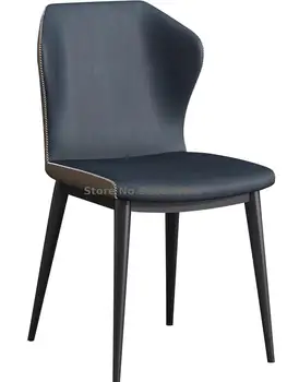 Обеденный стул, современный минималистичный домашний обеденный стол, стул, Удобный стул для макияжа, стол, стул для спальни, стул для отдыха с сетчатой красной спинкой