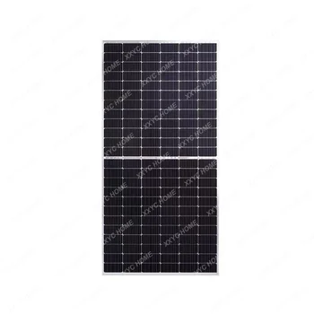 Монокристаллическая кремниевая солнечная панель мощностью 435 Вт-455 Вт С одинарной стеклянной солнечной панелью и двойным стеклянным солнечным элементом