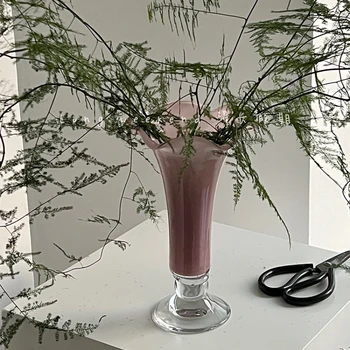 Стеклянная ваза Высококачественные украшения для дома, подарки для девочек, цветочный контейнер