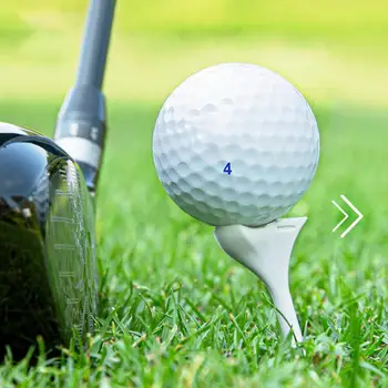 20шт 83-мм Тройников для гольфа с 10-градусной наклонной вставкой, Портативный Профессиональный Мини-Пластиковый Мяч для гольфа с шипом, Аксессуары для гольфа на открытом воздухе
