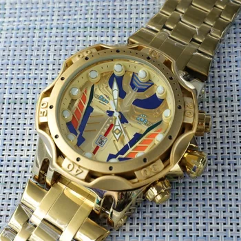 Кварцевые мужские часы Люминесцентные Роскошные наручные часы с большим циферблатом INVICTO Reloj Hombre Dropshipping Clock
