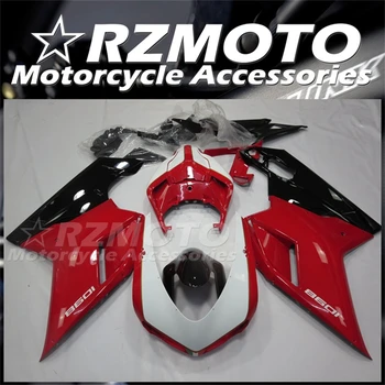 4Gifts Новый Комплект Обтекателей мотоцикла ABS, Пригодный Для Ducati 848 1098 1198 1098s 1098r 1198s Кузов Черный, Красный, Белый