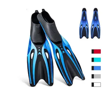 Профессиональные ласты для взрослых TPR Обувь для плавания с лягушками для подводного плавания без резины Ласты для подводного плавания
