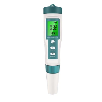 Ручка-Тестер Качества воды 7 В 1, Измеритель PH/ TDS/EC/Солености/ORP/S.G/Температуры, Инструмент Для Измерения Качества воды
