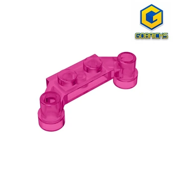 Пластина Gobricks GDS-1080, Модифицированное смещение 1 x 4, совместимая с lego 18624 4590 детские развивающие строительные блоки 