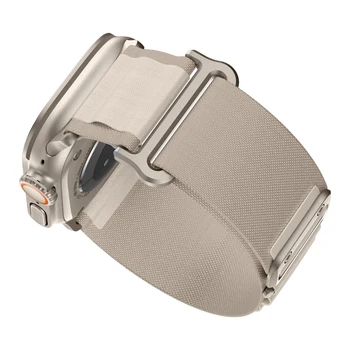 Нейлоновый Ремешок для Apple Watch Ultra series 7 6 5 se 8 9 44 мм 45 мм 49 мм 40 мм 41 мм 45 мм 42 мм 38 мм браслет Alpine Loop iWatch Band