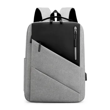Новый Водонепроницаемый Деловой рюкзак для ноутбука с диагональю 15-15, 6 дюймов, школьная дорожная сумка для ноутбука USB, Противоугонный Повседневный рюкзак, сумки через плечо