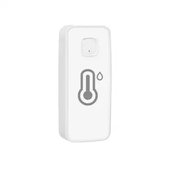 Универсальный дверной датчик Tuya Zigbee Smart Life, совместимый с Alexa Google Home, 2 в 1, детектор температуры и влажности