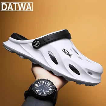 2024 Datwa Новая обувь для рыбалки, летом мужчины носят противоскользящую легкую обувь для вождения, мужские спортивные дышащие повседневные пляжные полуботинки