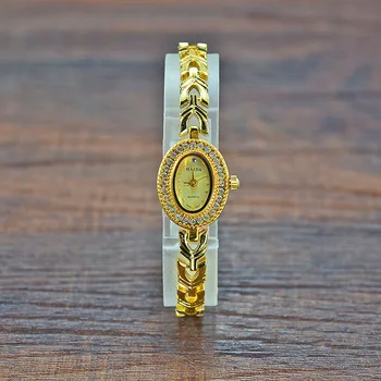 Модные кварцевые женские часы в форме сердца, полностью украшенные драгоценными камнями