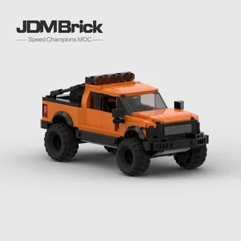 MOC Building Block 8 Grid гоночный автомобиль Speed Series Raptor F150 головоломка Creative Assembly строительные конструкторы-игрушки