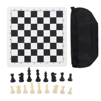 Набор шахматных досок для развлечений, устойчивый к царапинам Портативный складной набор шахматных досок для путешествий, кемпинга