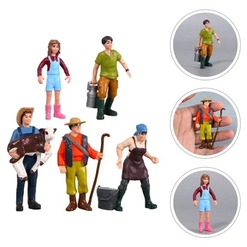 Наборы масштабных моделей персонажей Настольные игрушки с песком для пейзажа Игрушки с росписью