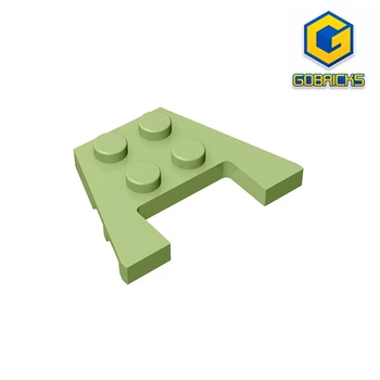 Gobricks GDS-725 ПЛАСТИНА 3X4 с УГЛАМИ, совместимая с lego 90194 48183 28842 детские Развивающие Строительные блоки 